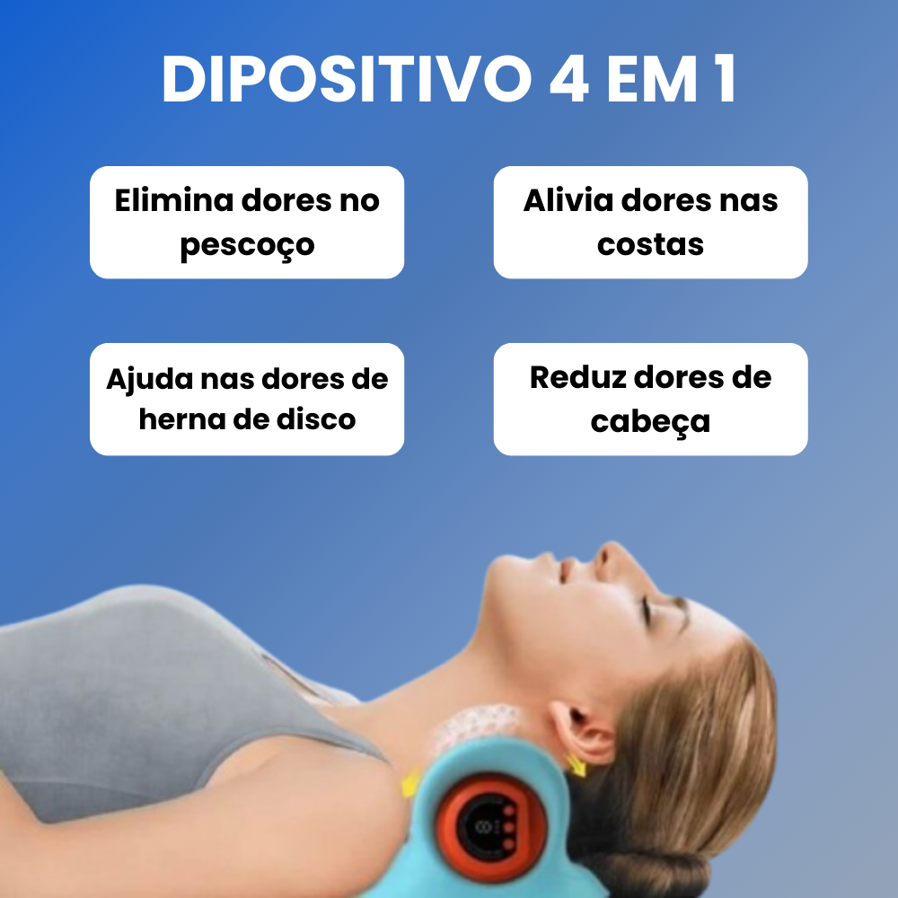 UN Zen® - Massageador Cervical 4 em 1