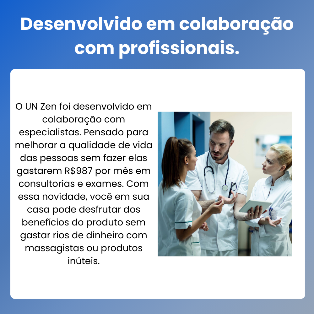 UN Zen® - Massageador Cervical 4 em 1